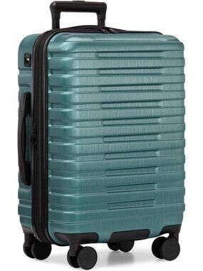 Teal Expandable Hardside Carry-On Luggage with USB Port & 8 Spinner Wheels